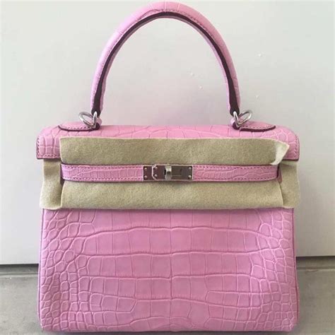 hermes pink kelly 25|hermes kelly 25 crocodile price.